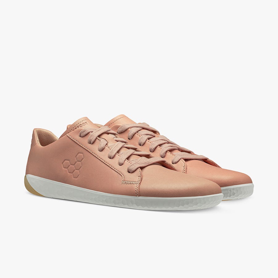 Pink Women's Vivobarefoot Geo Court II Casual Shoes | Philippines 0205VRWD